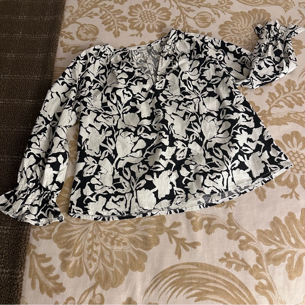 Evereve Pullover V-Neck Blouse